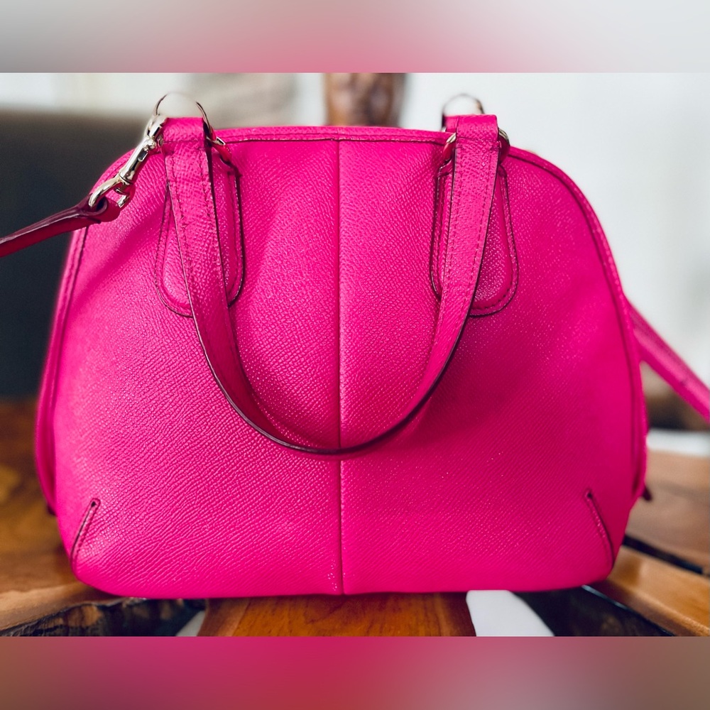 Coach Prince Street Mini Dome Satchel -Fuchsia- 34940 - Picture 6 of 17